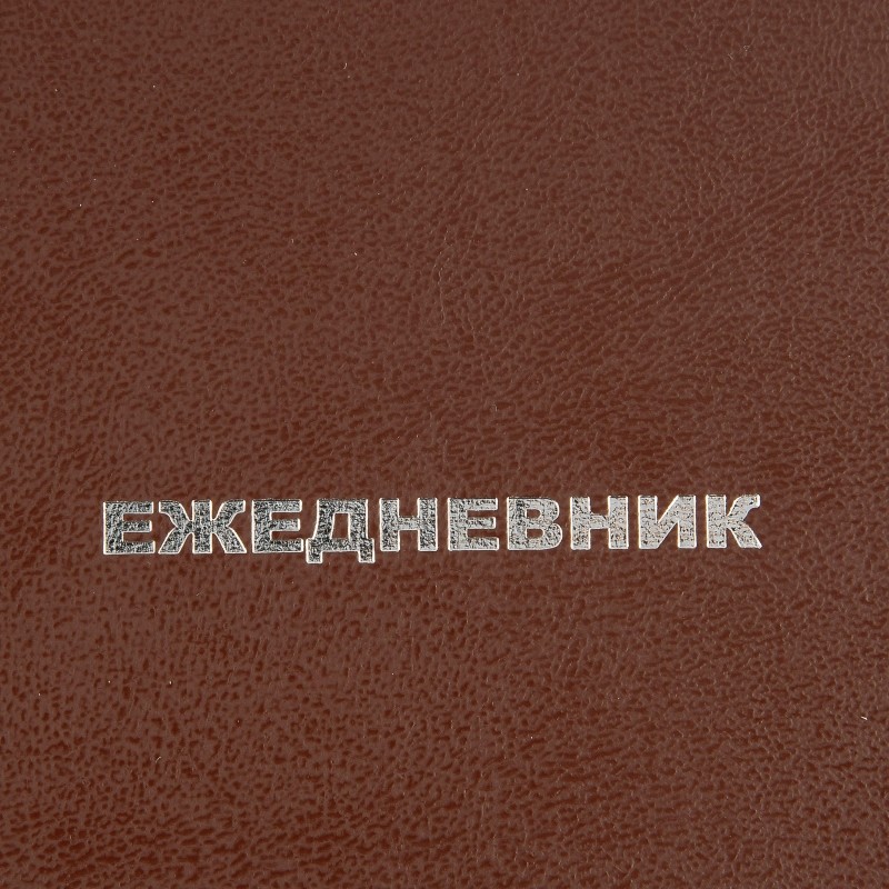Ежедневник недатированный Attache Economy,бумвинил,коричн,А6,105х140мм,128л
