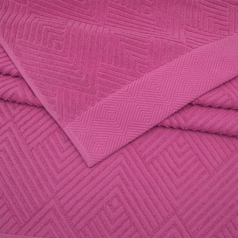 Полотенце махровое УЗБ Комфорт,L 70х130 роз,160399