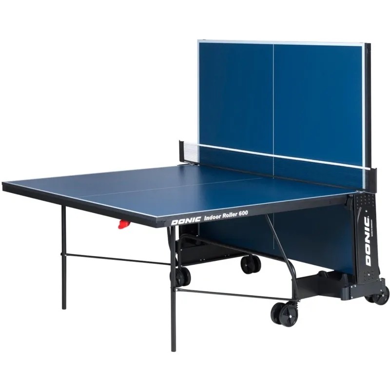 Стол теннисный DONIC INDOOR ROLLER 600 BLUE, 230286-B