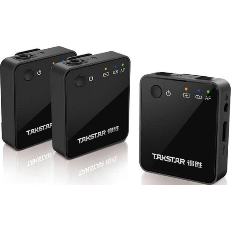 Радиосистема Takstar V1 Dual Channel Apple Version, 2 трансмиттера, ресивер
