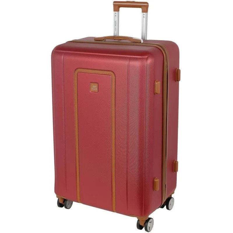 Чемодан большой РР5509 (3-ой) Wine бордовый (28) пластикABS