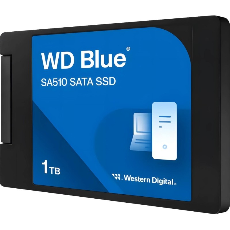 SSD накопитель WD Blue SA510 1Tb 2,5 SATA (WDS100T3B0A)