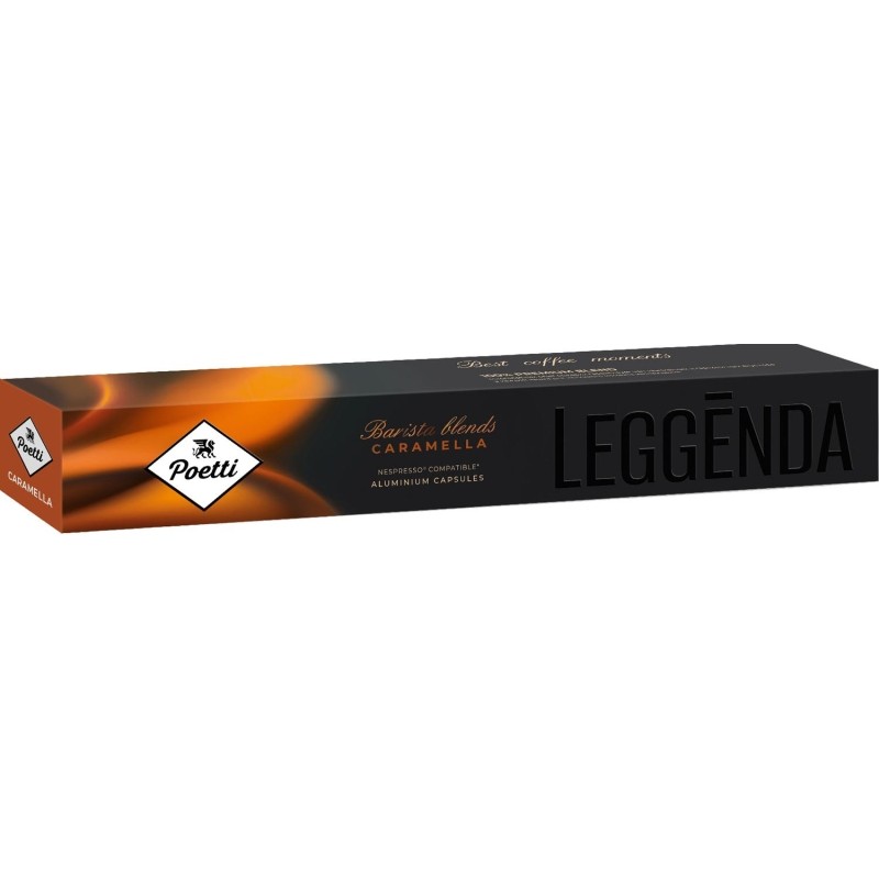 Кофе в капсулах Poetti Leggenda Caramella для системы Nespresso, 10 шт/уп