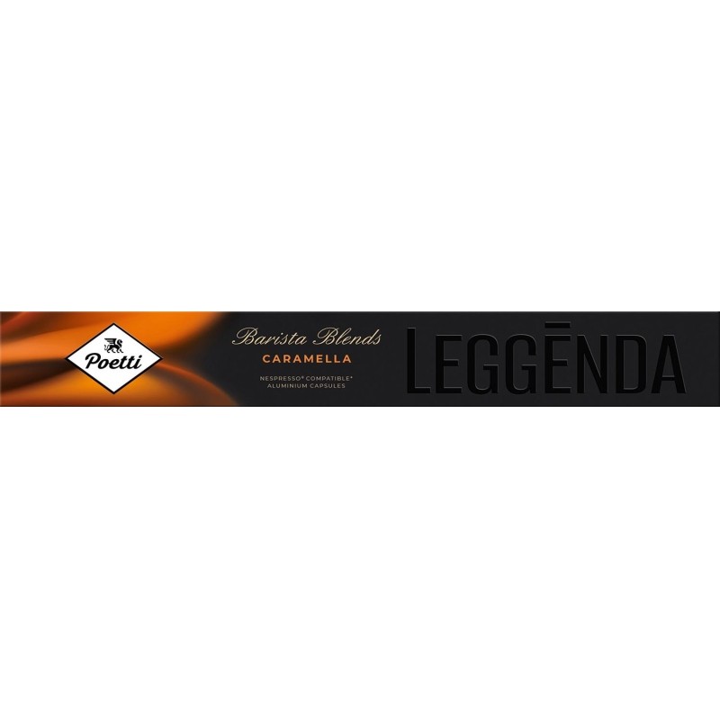 Кофе в капсулах Poetti Leggenda Caramella для системы Nespresso, 10 шт/уп
