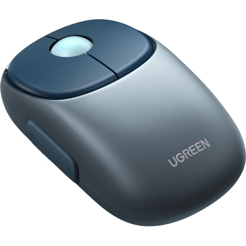 Мышь компьютерная UGREEN MU102 (90538)WLS, FUN+, 2.4 GHz&amp;BT, глубокий синий