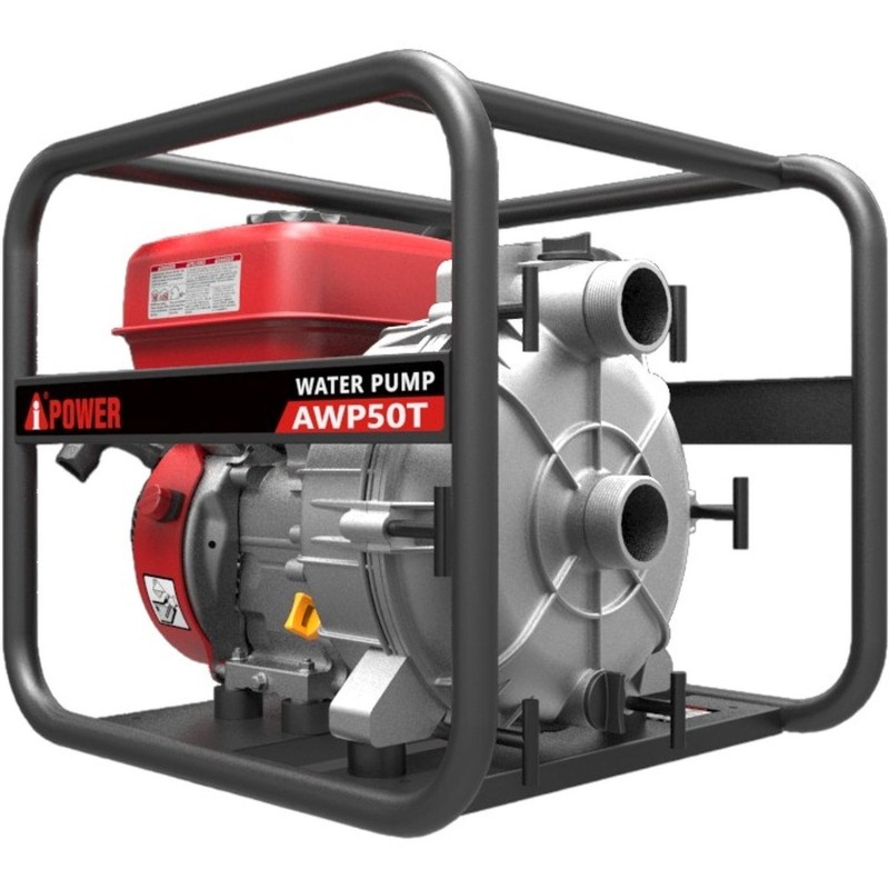 Мотопомпа бензиновая для грязной воды A-iPower AWP50T (30221)
