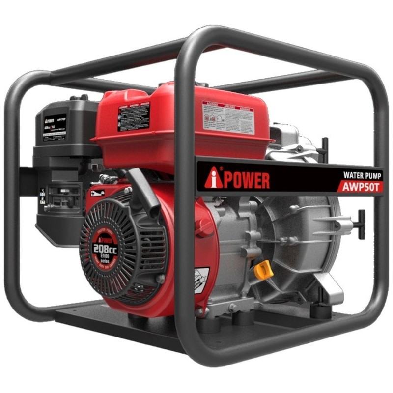 Мотопомпа бензиновая для грязной воды A-iPower AWP50T (30221)
