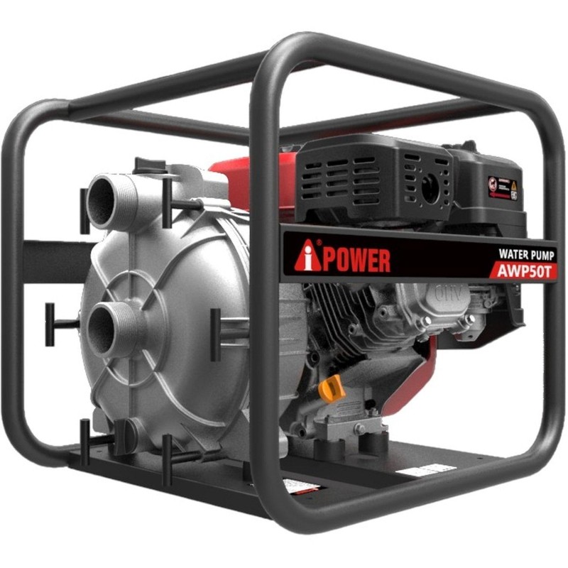 Мотопомпа бензиновая для грязной воды A-iPower AWP50T (30221)