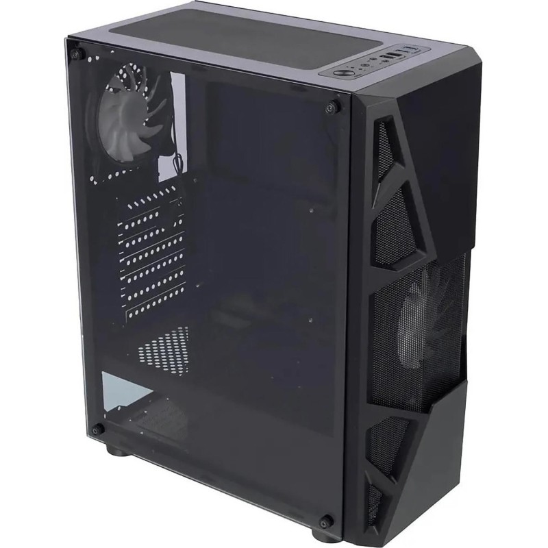 Корпус Formula (CL-3303B)RGB черн.безБП ATX 2xUSB2.0 1xUSB3.0 aud bott PSU