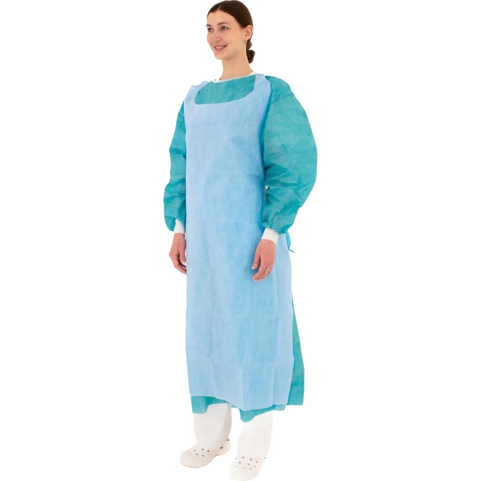 Фартук стерил., Tutami span L ламин. гол. защит 110см пл.40 1шт./уп Гекса Фартук стерил., Tutami span L ламин. гол. защит 110см пл.40 1шт./уп Гекса