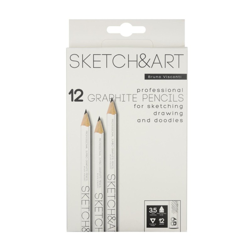 Карандаш чернографитный SKETCH&amp;ART 6В, 3,5мм 21-0064/05