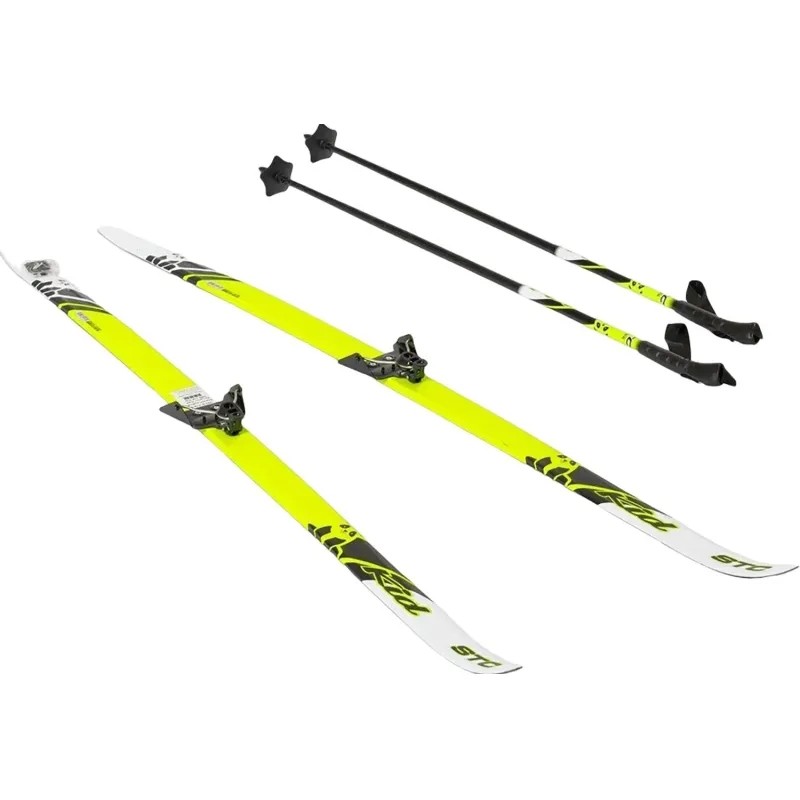Лыжи Комплект 75 мм - 140 STEP Kid Lemon, 4394