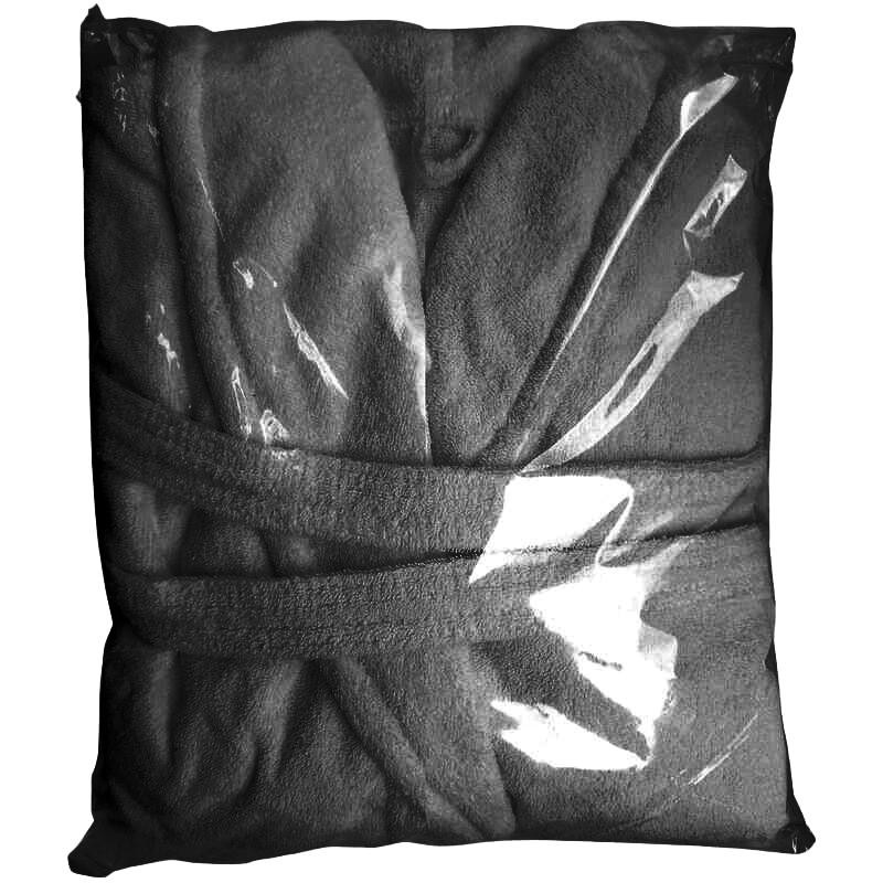 Халат Махровый Мужской  DELRAY Кимоно антрацит, XXL, 300 гр/м2