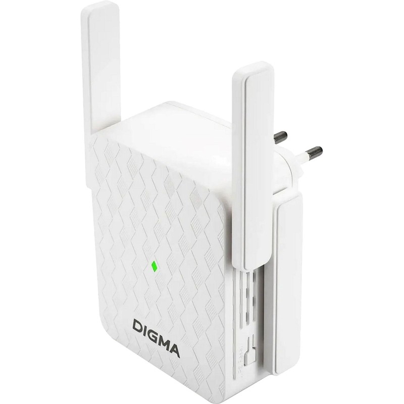 Усилитель сигнала Wi-Fi Digma D-WR310 (D-WR310V2) N300 Wi-Fi белый