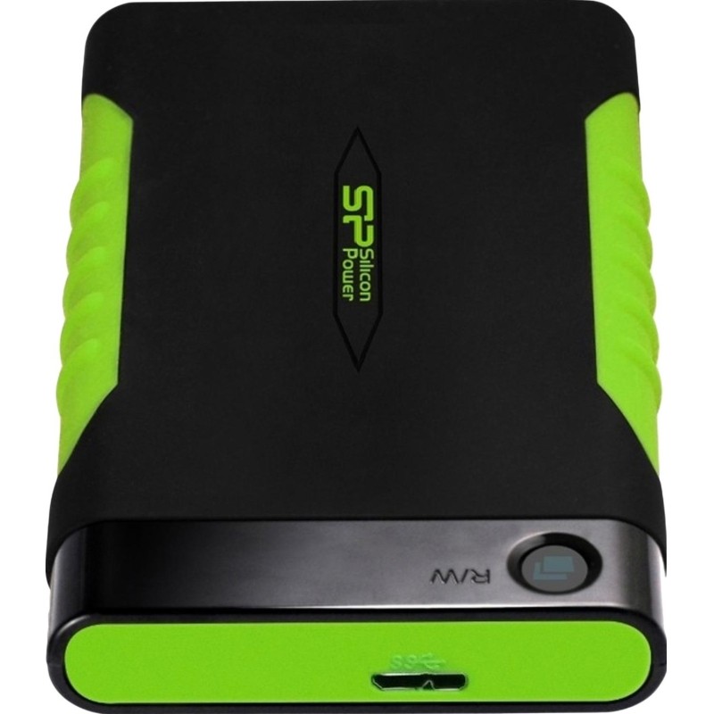 Портативный HDD Silicon Power Armor A15 1 TB USB 3.2, зеленый, резина