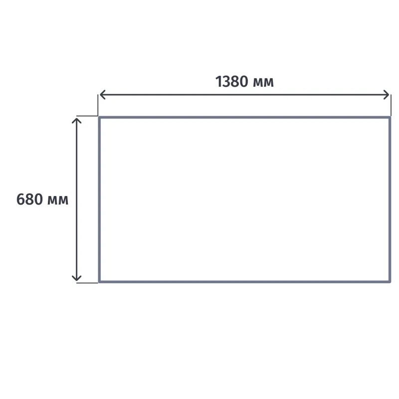 Стол ED ALBA AL-1.1 дуб нельсон/белый Ш1380