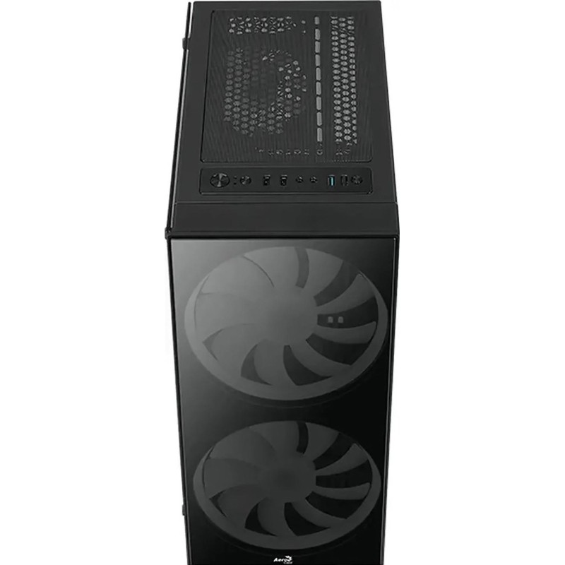 Корпус AeroCool (PYTHON-G-BK-V1)черн. безБП ATX USB2.0,3.0 aud bott PSU