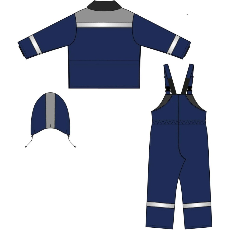 Костюм рабочий зимний муж з35-КПК синий/сер (р.64-66) 182-188 (Арсенал-СП)