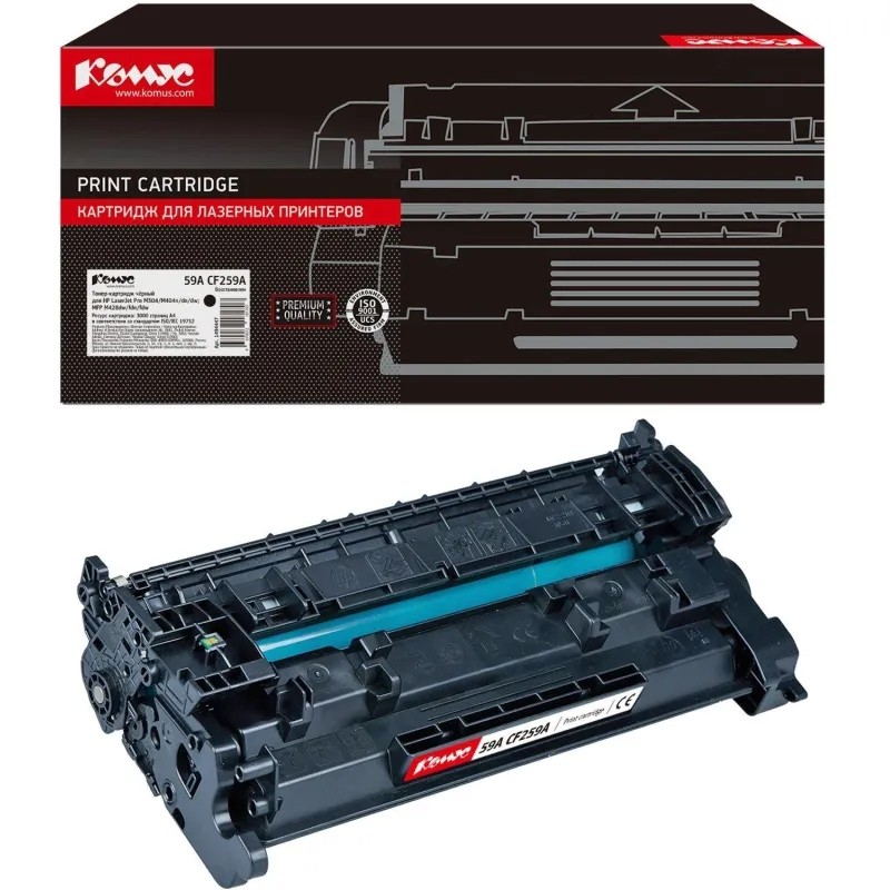Тонер-картридж Комус 59A CF259A чер. для HP LJ M304/M404/MFP M428