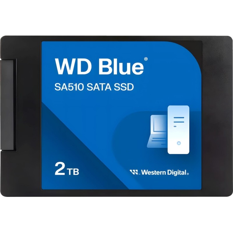 SSD накопитель WD Blue SA510 2Tb 2,5&#039; SATA(WDS200T3B0A)