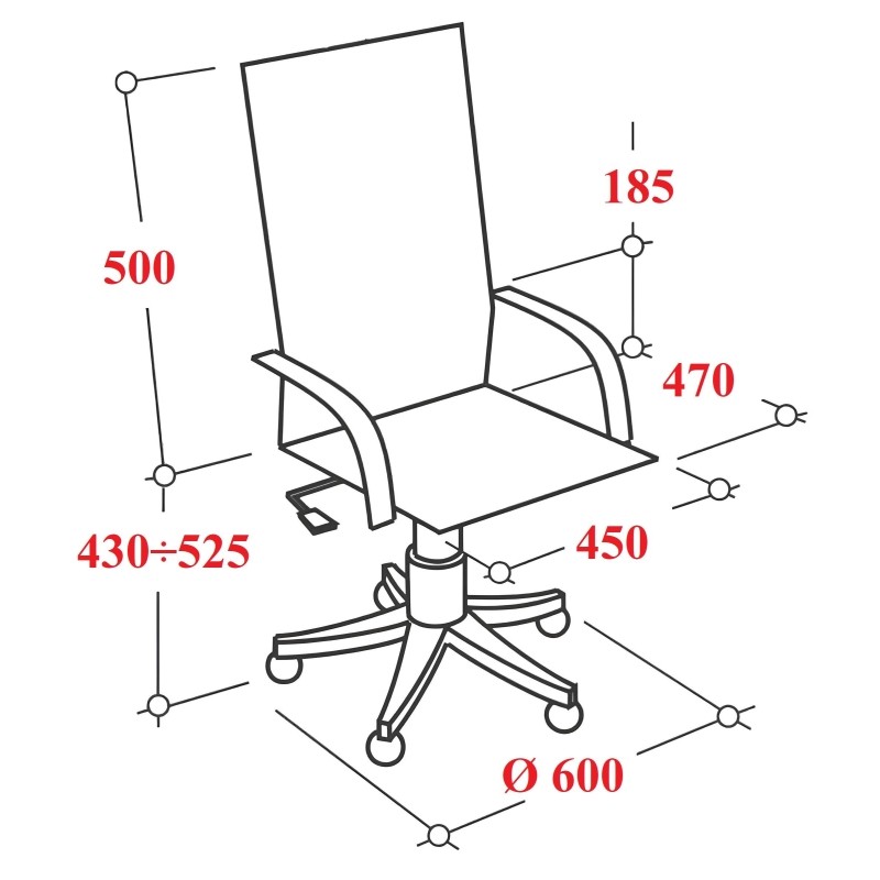 Кресло VT_EChair-304LT TC ткань черн/сетка синий, хром