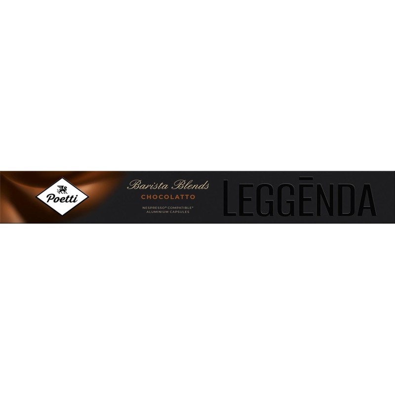 Кофе в капсулах Poetti Leggenda Chocolatto для системы Nespresso, 10 шт/уп