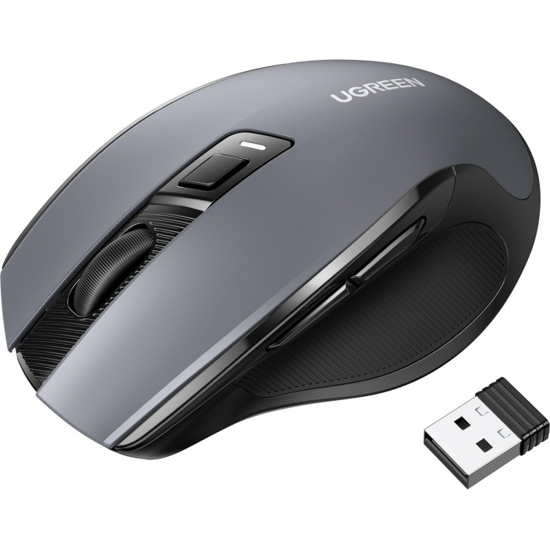 Мышь компьютерная UGREEN MU006 (15063) WLS, 2.4G 4000DPI, АА, черный
