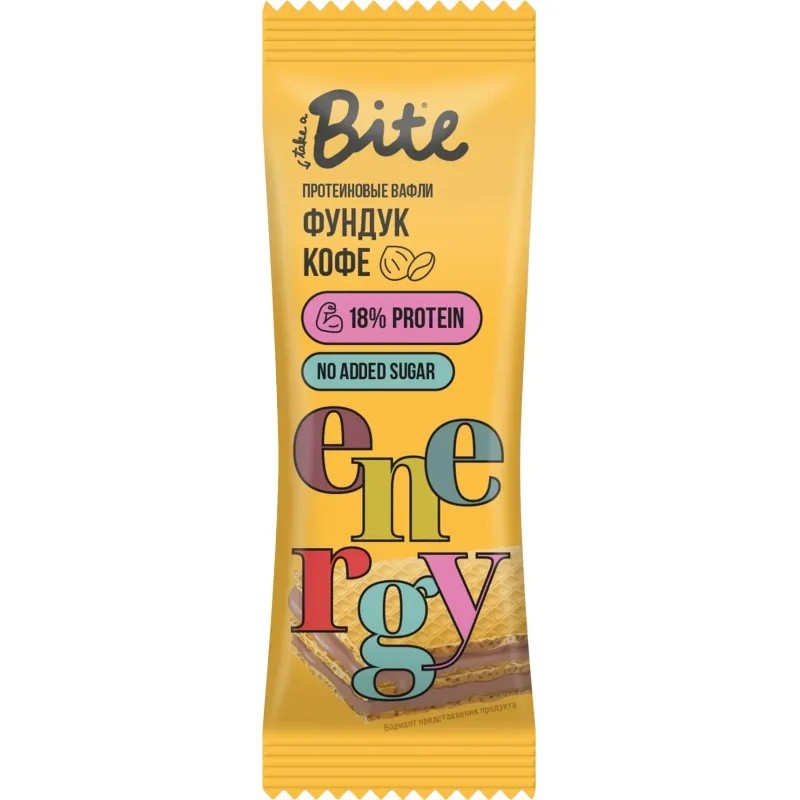 Вафли Bite фундук-кофе, 35г