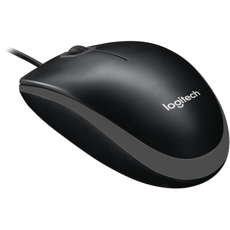 Мышь компьютерная Logitech USB OPTICAL B100 910-006605