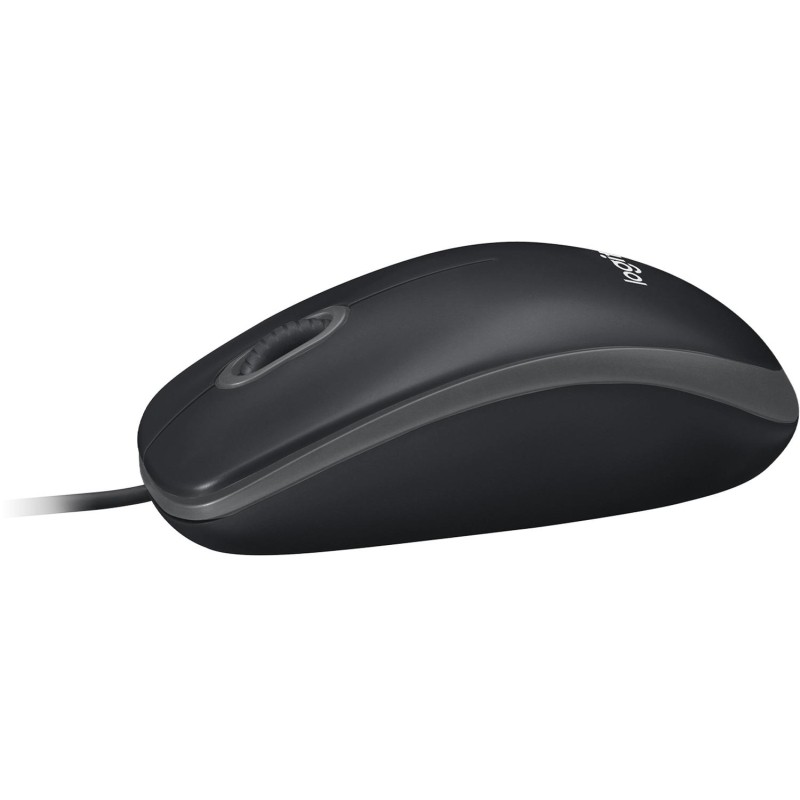 Мышь компьютерная Logitech USB OPTICAL B100 910-006605
