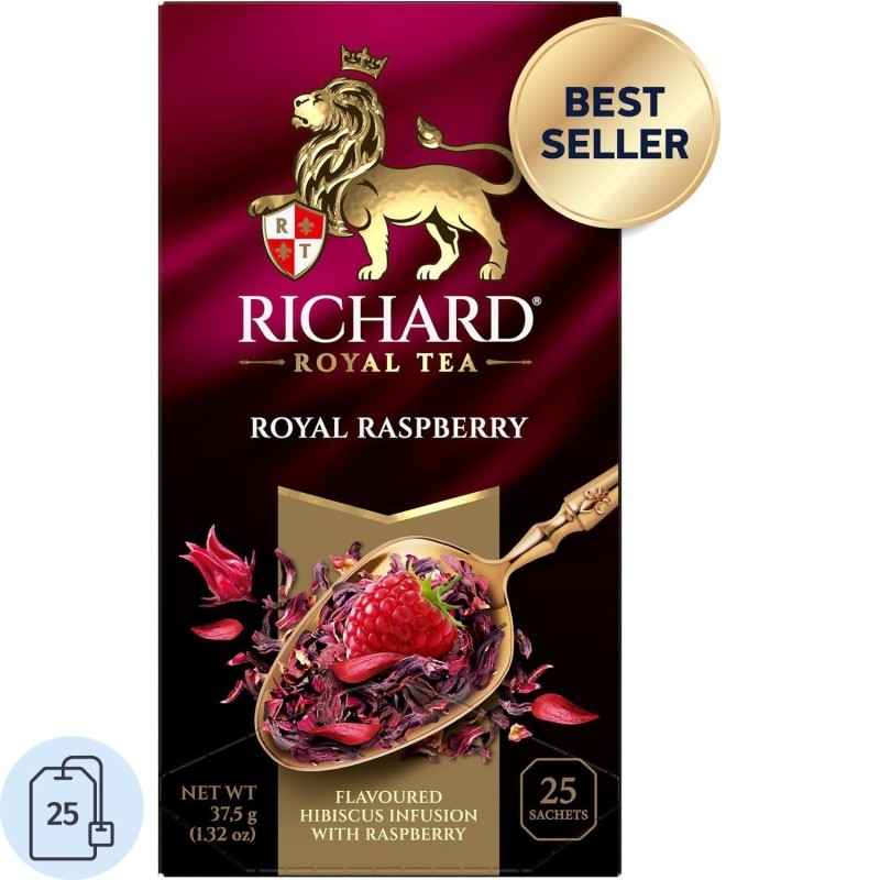 Чай Richard Royal Raspberry травяной 25 сашет