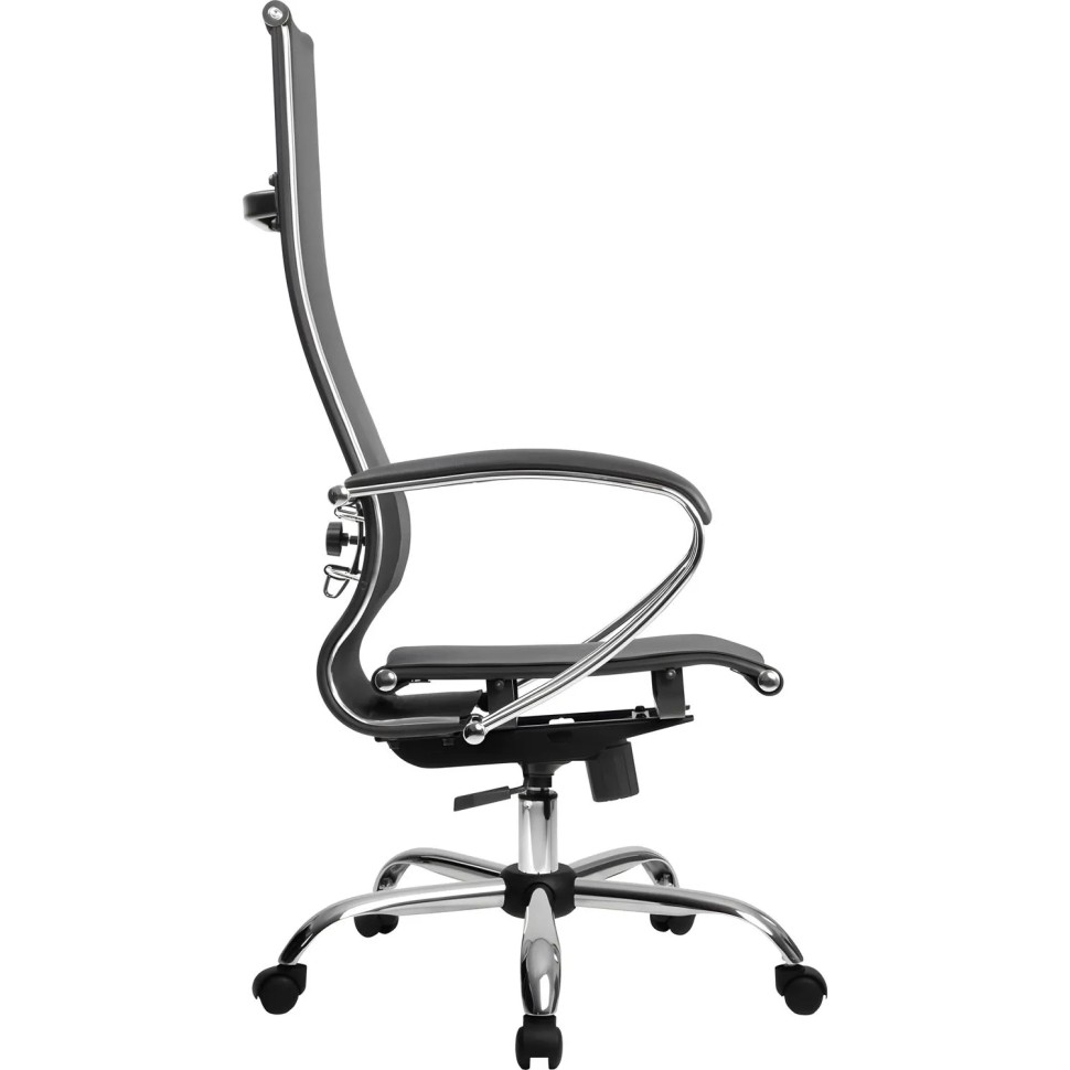 Кресло MT_МЕТТА-7 MPRU сетка черн, хром подл.131/осн.003(подл.101/осн.003)