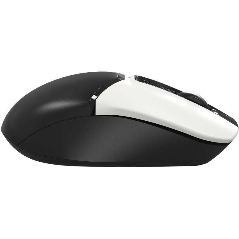 Мышь компьютерная A4Tech Fstyler (FG12 Panda) белый/черн оптич/1200dpi/3but