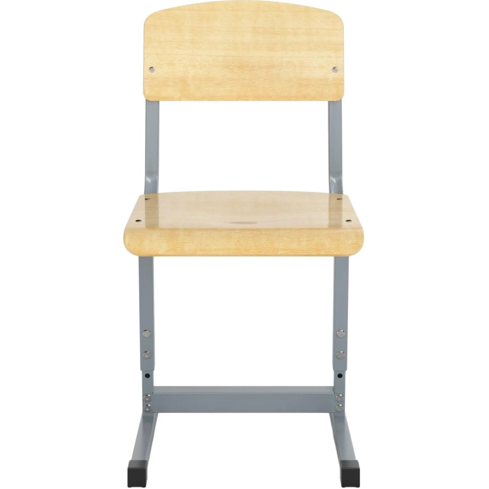 Стул ученический MET_Комус Мебель 3-5р.г.серый НОВ