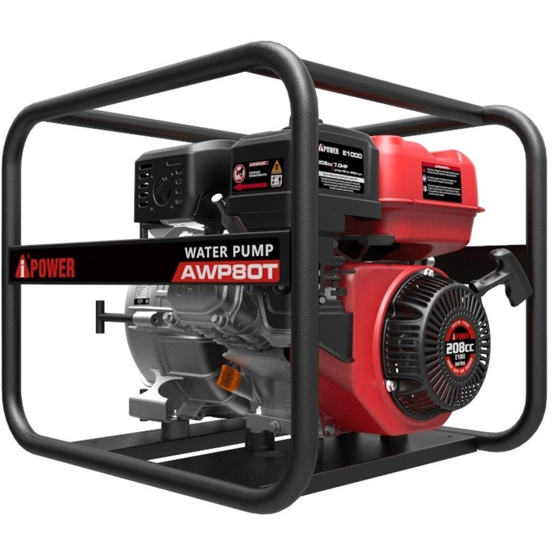 Мотопомпа бензиновая для гряной воды A-iPower AWP80T (30231)