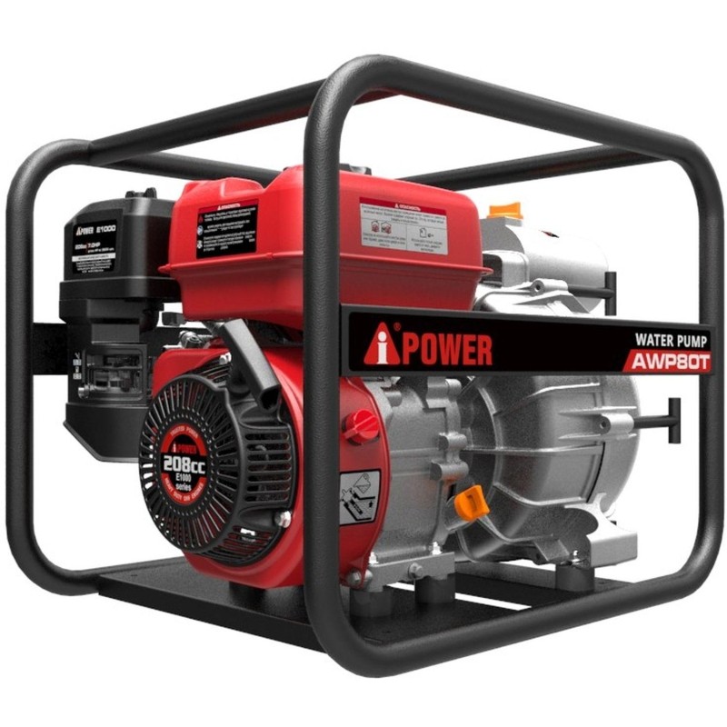 Мотопомпа бензиновая для гряной воды A-iPower AWP80T (30231)
