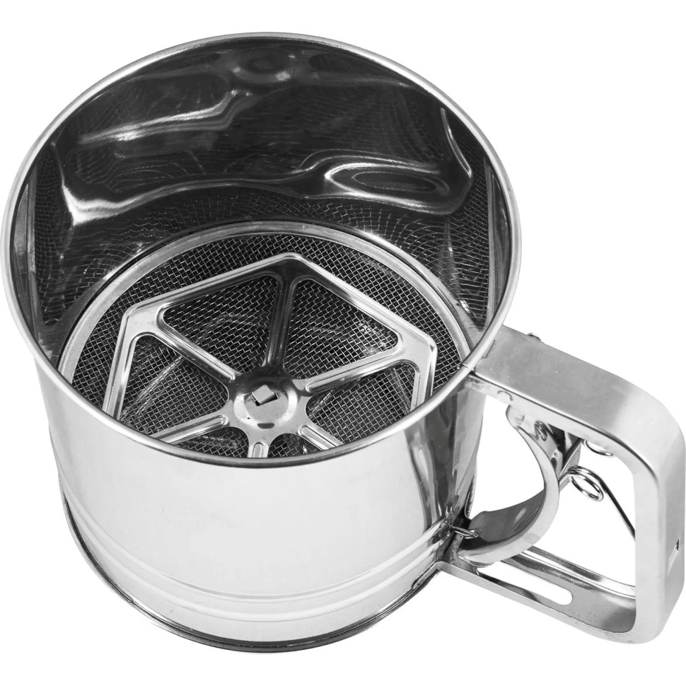 Сито - кружка д/муки нерж 10х9,5см RGS-Z4471-S Сито - кружка д/муки нерж 10х9,5см RGS-Z4471-S