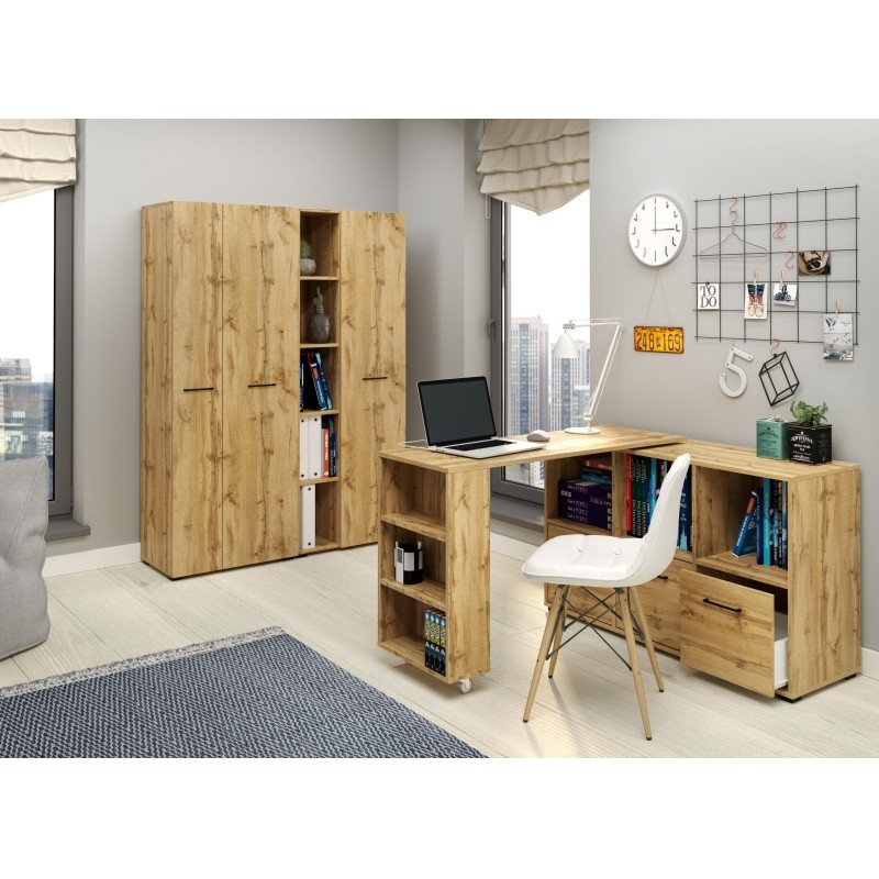 Шкаф закрытый IN Homeoffice 644x416x1746 Дуб натуральный