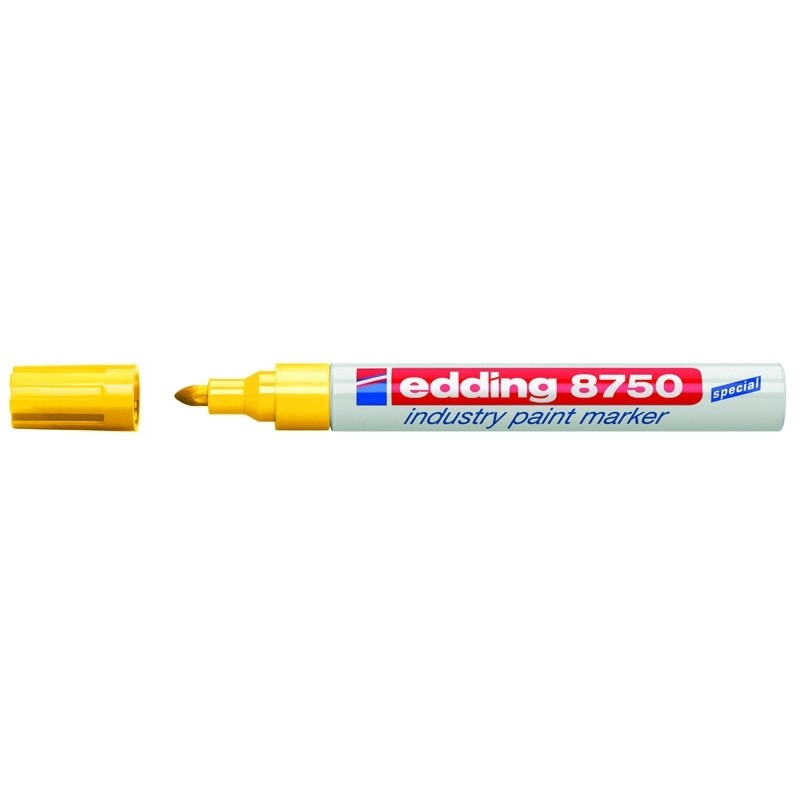 Маркер для промышленной графики EDDING E-8750/5 желтый 2-4мм