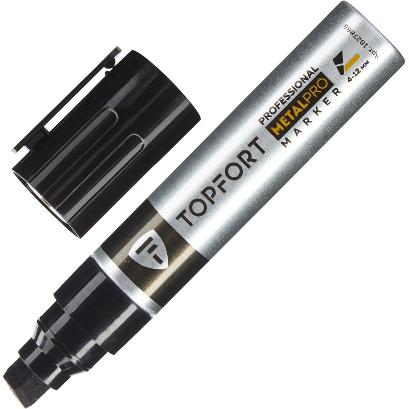 Маркер для металла TOPFORT MetalPro 4-12 мм черный