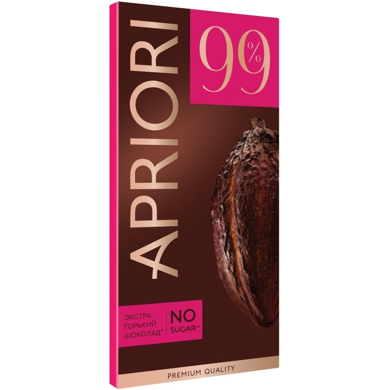 Шоколад Apriori горький, 99% какао, 85г