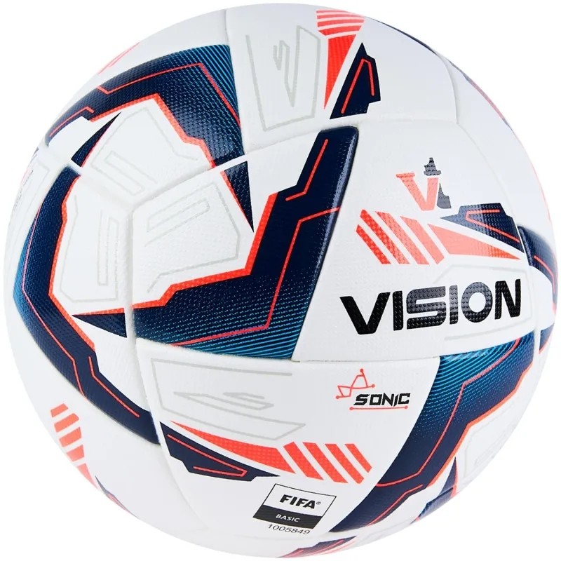 Мяч футб. VISION Sonic, FV324065,р.5, 24 пан.,FIFA Basic,PU,бело-синий