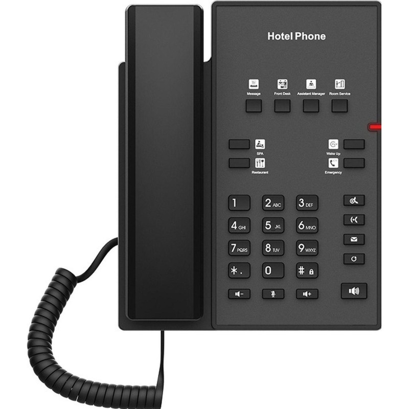 IP-телефон Fanvil H1, 1xE10/100 HD Voice, 8 DSS Keys, PoE, PSU