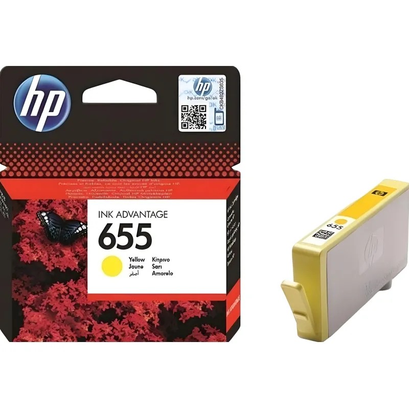 Картридж струйный HP 655 CZ112AE жел. для DJ Ink Advantage 3525/4625/5525