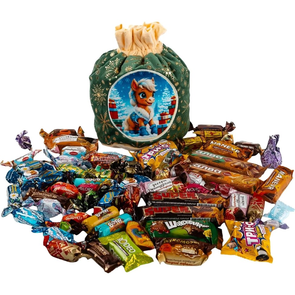 Новогодний сладкий подарок Азбука Праздника Лаврик 1000 г