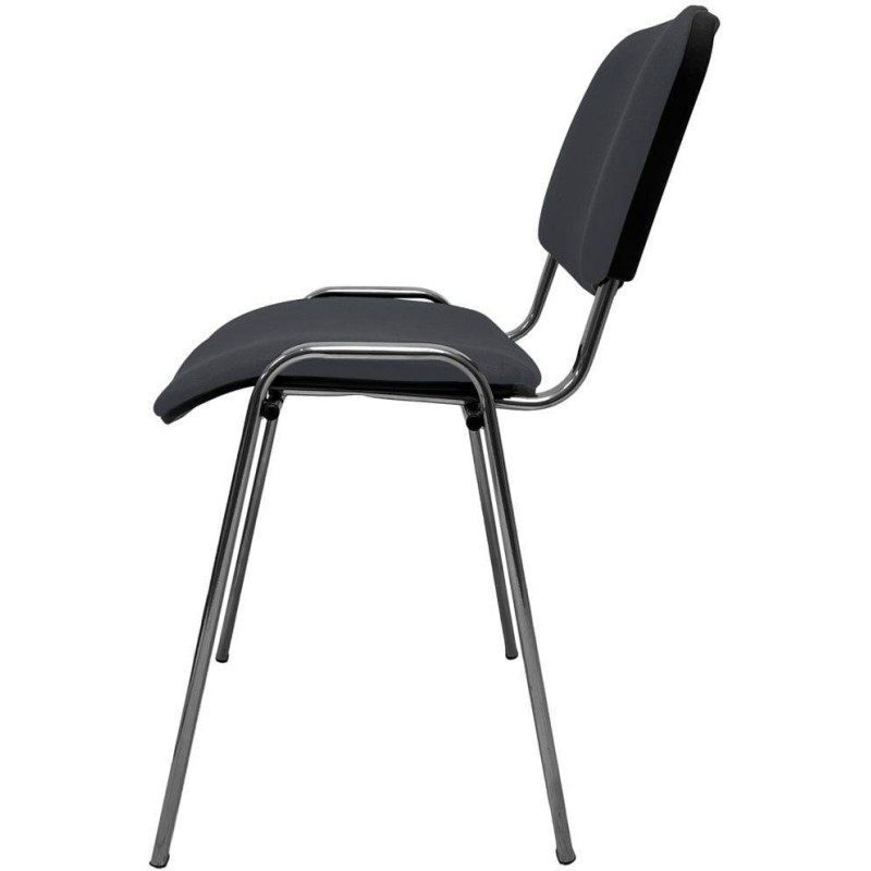Стул КО_EChair Rio(ИЗО) РС 10 ткань серая 103, каркас под хром