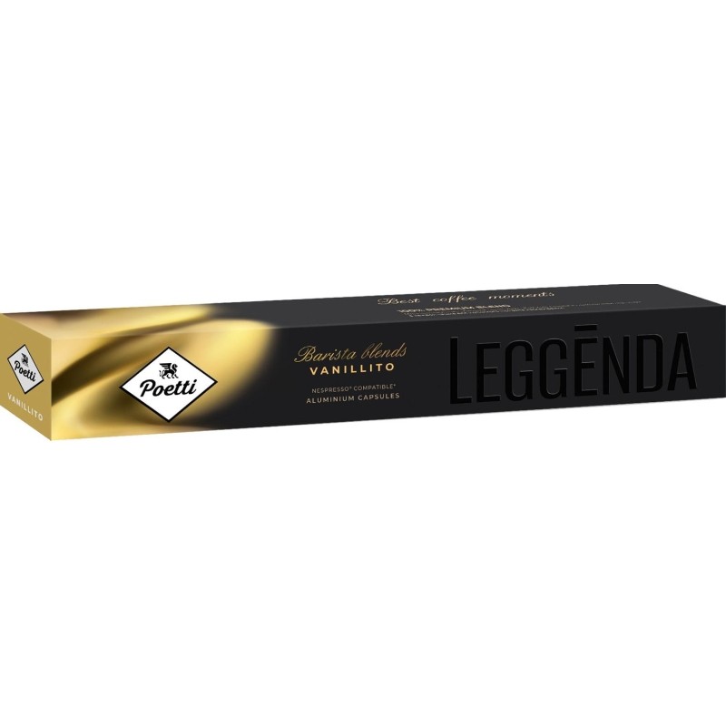 Кофе в капсулах Poetti Leggenda Vanillito для системы Nespresso, 10 шт/уп