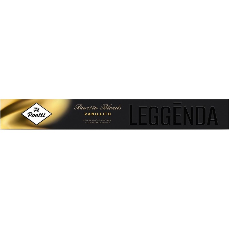 Кофе в капсулах Poetti Leggenda Vanillito для системы Nespresso, 10 шт/уп