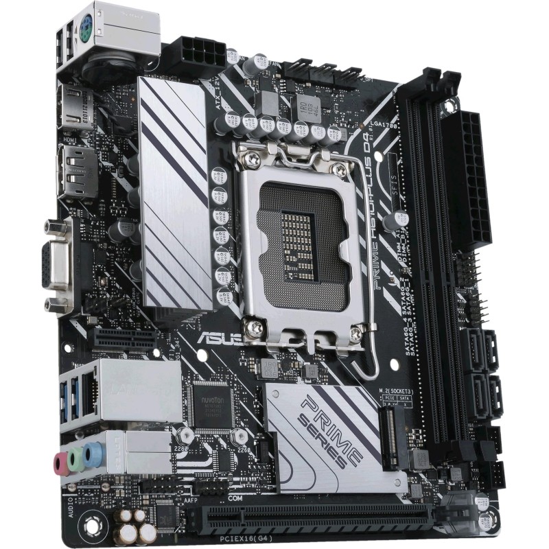 Материнская плата Asus PRIME H610I-PLUS D4-CSM s1700 2xDDR4 mini-ITX