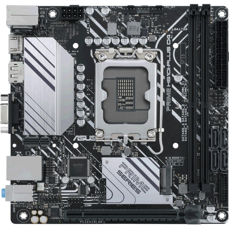 Материнская плата Asus PRIME H610I-PLUS D4-CSM s1700 2xDDR4 mini-ITX